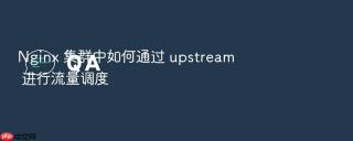 nginx 集群中如何通过 upstream 进行流量调度