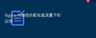nginx 中路径匹配在高流量下的应用