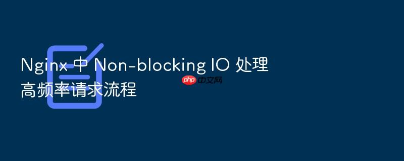 nginx 中 non-blocking io 处理高频率请求流程