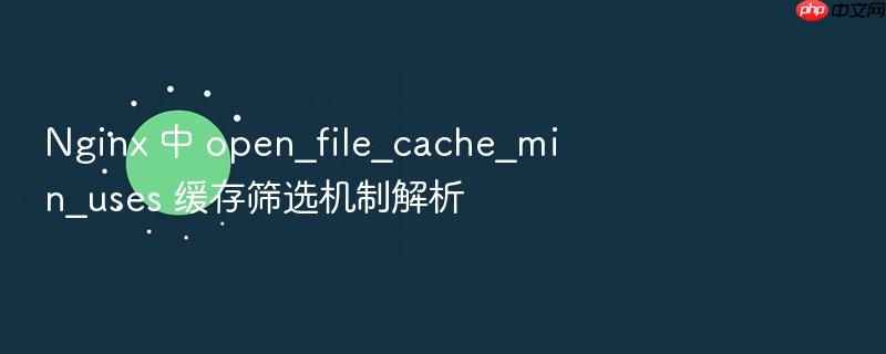 nginx 中 open_file_cache_min_uses 缓存筛选机制解析