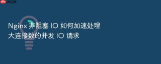 nginx 非阻塞 io 如何加速处理大连接数的并发 io 请求