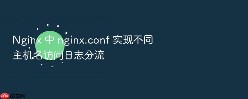 nginx 中 nginx.conf 实现不同主机名访问日志分流