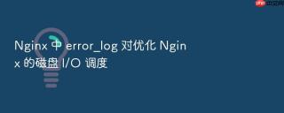Nginx 中 error_log 对优化 Nginx 的磁盘 I/O 调度