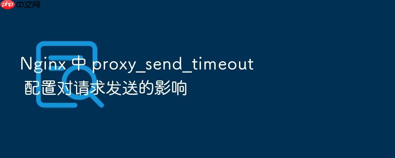 nginx 中 proxy_send_timeout 配置对请求发送的影响