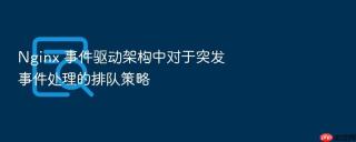 nginx 事件驱动架构中对于突发事件处理的排队策略
