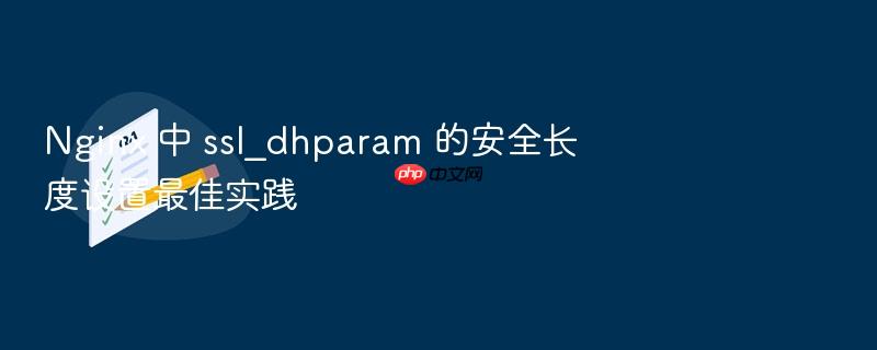 nginx 中 ssl_dhparam 的安全长度设置最佳实践