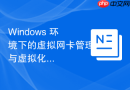 Windows 环境下的虚拟网卡管理与虚拟化网络优化