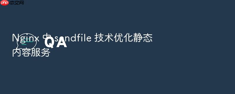 nginx 中 sendfile 技术优化静态内容服务