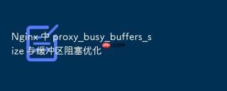 Nginx 中 proxy_busy_buffers_size 与缓冲区阻塞优化
