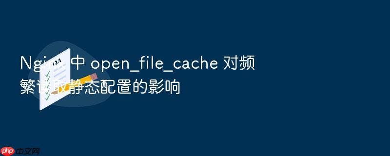 nginx 中 open_file_cache 对频繁读取静态配置的影响