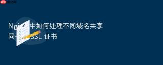 nginx 中如何处理不同域名共享同一张 ssl 证书