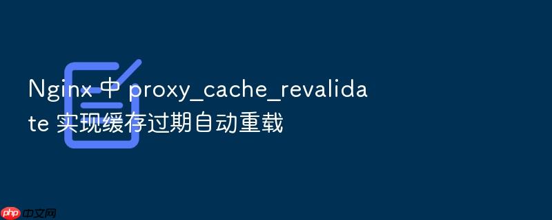 nginx 中 proxy_cache_revalidate 实现缓存过期自动重载