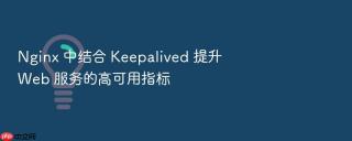 Nginx 中结合 Keepalived 提升 Web 服务的高可用指标
