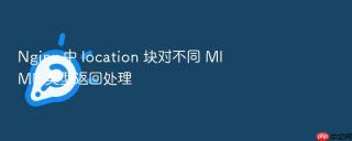 nginx 中 location 块对不同 mime 类型返回处理