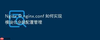 nginx 中 nginx.conf 如何实现模块化分段配置管理