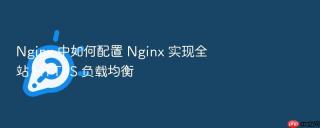 nginx 中如何配置 nginx 实现全站 https 负载均衡