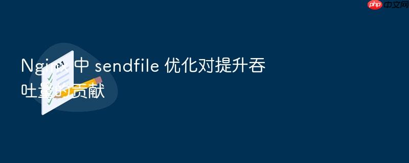 nginx 中 sendfile 优化对提升吞吐量的贡献