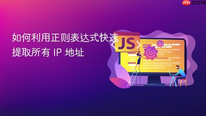 如何利用正则表达式快速提取所有 ip 地址