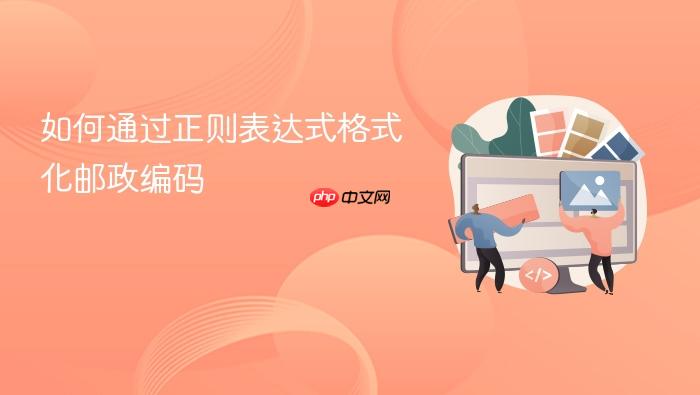 如何通过正则表达式格式化邮政编码