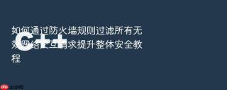 如何通过防火墙规则过滤所有无效网络交互请求提升整体安全教程