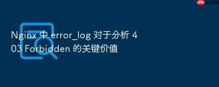 nginx 中 error_log 对于分析 403 forbidden 的关键价值