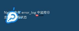 nginx 中在 error_log 中监控日志轮转进程状态