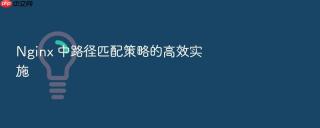 nginx 中路径匹配策略的高效实施