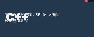 服务器权限管理:selinux 强制模式启用教程