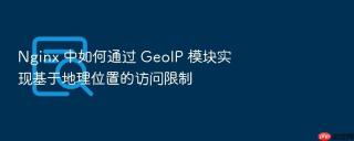 nginx 中如何通过 geoip 模块实现基于地理位置的访问限制