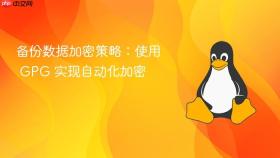 备份数据加密策略:使用 gpg 实现自动化加密