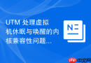 UTM 处理虚拟机休眠与唤醒的内核兼容性问题