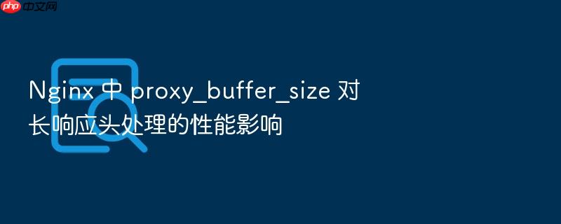 nginx 中 proxy_buffer_size 对长响应头处理的性能影响