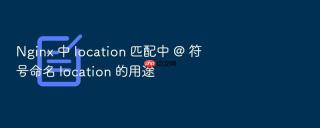 nginx 中 location 匹配中 @ 符号命名 location 的用途