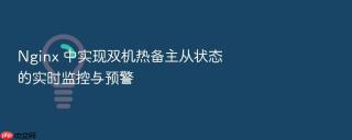 nginx 中实现双机热备主从状态的实时监控与预警