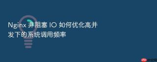 nginx 非阻塞 io 如何优化高并发下的系统调用频率