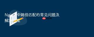 nginx 中路径匹配的常见问题及解决方案