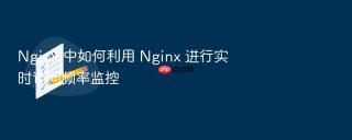 nginx 中如何利用 nginx 进行实时访问频率监控