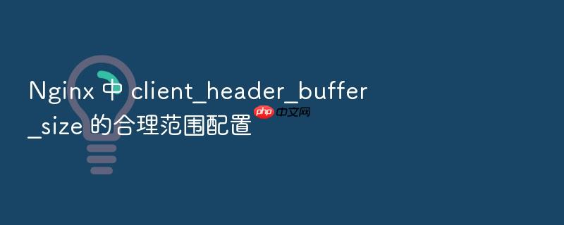 nginx 中 client_header_buffer_size 的合理范围配置