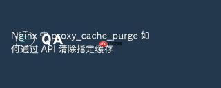 Nginx 中 proxy_cache_purge 如何通过 API 清除指定缓存