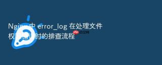 nginx 中 error_log 在处理文件权限错误时的排查流程