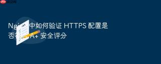 nginx 中如何验证 https 配置是否符合 a+ 安全评分