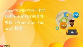 Java中CMS中由于老年代空间不足引发的晋升失败（Promotion Failure）排查