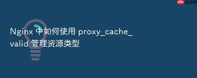 nginx 中如何使用 proxy_cache_valid 管理资源类型