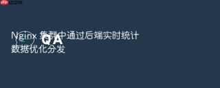 Nginx 集群中通过后端实时统计数据优化分发