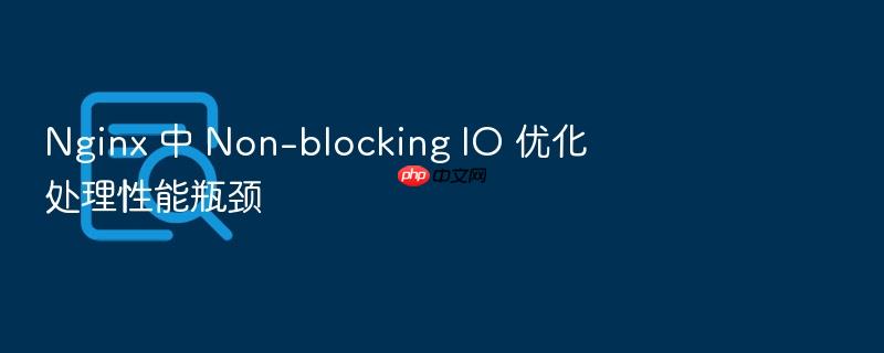 nginx 中 non-blocking io 优化处理性能瓶颈