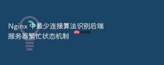 nginx 中最少连接算法识别后端服务器繁忙状态机制