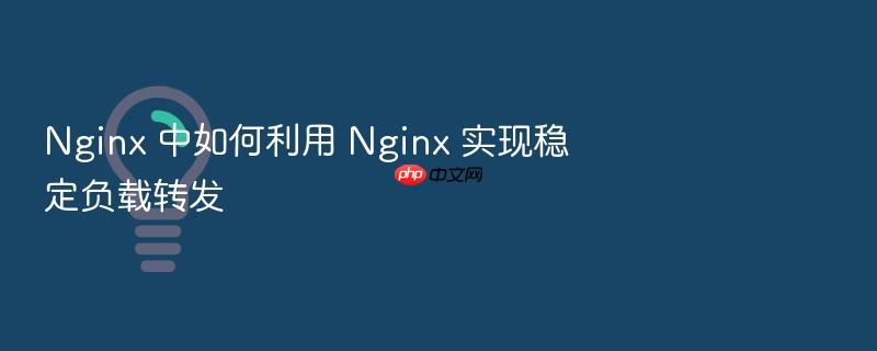 nginx 中如何利用 nginx 实现稳定负载转发