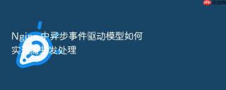 nginx 中异步事件驱动模型如何实现高并发处理