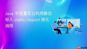 java 中变量怎么利用静态导入 static import 简化调用