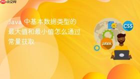 java 中基本数据类型的最大值和最小值怎么通过常量获取